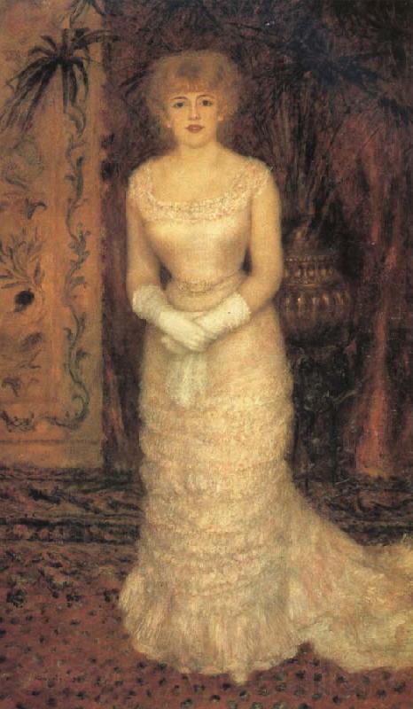 Pierre Auguste Renoir Portrait of the Actress Jeanne Samary Spain oil painting art